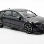 Audi Audi RS7 C8 Sportback Mythos Black Asien Edition GT Spirit 1:18 1:18 Résine