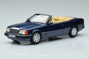 Mercedes 300 CE-24 A124 Cabriolet Nautical Blue Limitéiert Editioun Norev 1:18