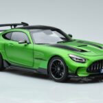 Mercedes AMG GT C190 Black Series Green Hell Magno Limitéiert Editioun Norev 1:18