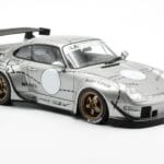 Porsche Porsche 911 993 RWB Silver Phantom Asien Edition GT Spirit 1:18 1:18 Résine