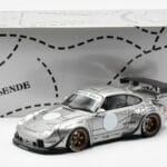 Porsche Porsche 911 993 RWB Silver Phantom Asien Edition GT Spirit 1:18 1:18 Résine