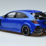 Honda Honda Civic FK8 Type R Berline Compacte Mugen Bleu Otto 1:18 1:18 Résine