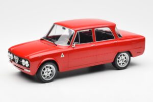 Alfa Romeo Giulia Nuova Super Rouge Custom Wheels MCG 1:18