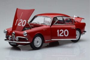 Alfa Romeo Giulietta SV #120 Mille Miglia 1956 Kyosho 1:18 08957A Métal — image 2 sur 9