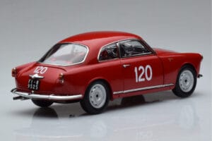 Alfa Romeo Giulietta SV #120 Mille Miglia 1956 Kyosho 1:18 08957A Métal — image 3 sur 9