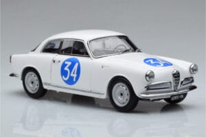 Alfa Romeo Giulietta SV #34 Targa Florio 1960 Kyosho 1:18 08957C Métal — image 5 sur 9