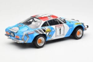 Alpine A110 1600S #1 Nicolas / Vial Winner Tour de Corse 1973 Kyosho 1:18 08485A Métal — image 3 sur 8