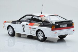 Audi Quattro Audi Sport #1 H. Mikkola / A. Hertz Winners International Swedish Rally 1981 Minichamps 1:18 155811102 Métal — image 5 sur 6