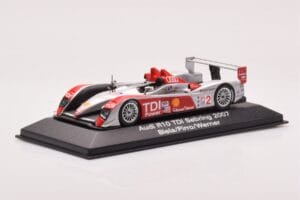 Audi R10 TDI LMP1 #2 F. Biela / E. Pirro / M. Werner 12 Hours of Sebring 2007 Minichamps 1:43 5020700233 Métal — image 2 sur 4