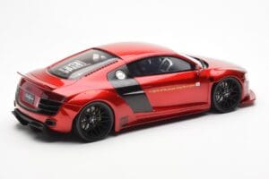 Audi R8 4S Liberty Walk Candy Rouge GT Spirit 1:18 GT892 Résine — image 2 sur 6