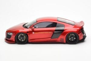 Audi R8 4S Liberty Walk Candy Rouge GT Spirit 1:18 GT892 Résine — image 3 sur 6