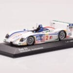 Audi R8 #2 E. Pirro / F. Biela / A. McNish 12 Hours of Sebring 2nd Place 2005 Minichamps 1:43 - image 2 of 4
