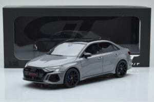 Audi RS3 8Y Berline Performance Edition Gris GT Spirit 1:18 GT885 Résine — image 6 sur 6