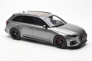 Audi RS4 B9 Avant Competition Daytona Gris GT Spirit 1:18 GT456 Résine — image 4 sur 6