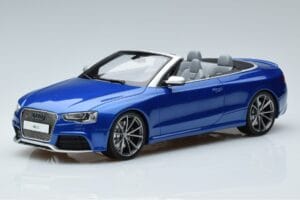 Audi RS5 B8 Cabriolet Bleu GT Spirit 1:18 ZM053 Résine