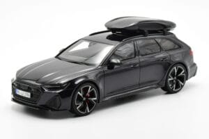 Audi RS6 C8 Avant Mythos Noir Avec Toit Carbone Asia Edition GT Spirit 1:18 CLDC007 Résine