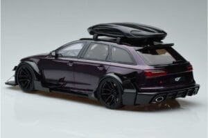 Audi RS6 C7 Avant Avec Body Kit Violet GT Spirit 1:18 GT864 Résine — image 5 sur 6