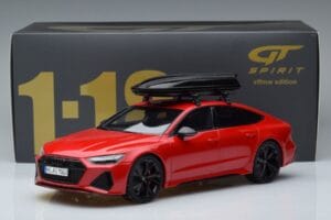 Audi RS7 C8 Sportback Rouge Asia Edition GT Spirit 1:18 CLDC021 Résine — image 6 sur 6