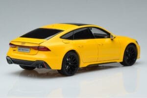 Audi RS7 C8 Sportback Jaune Vossen Rims Édition Limitée Kengfai 1:18 VAKF-0335 Métal — image 3 sur 8