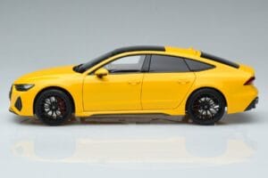 Audi RS7 C8 Sportback Jaune Vossen Rims Édition Limitée Kengfai 1:18 VAKF-0335 Métal — image 5 sur 8