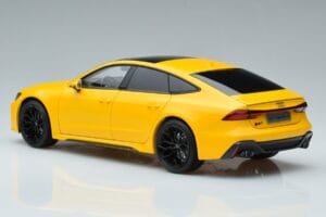 Audi RS7 C8 Sportback Jaune Vossen Rims Édition Limitée Kengfai 1:18 VAKF-0335 Métal — image 7 sur 8