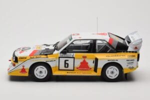 Audi Sport Quattro S1 E2 #6 H. Mikkola / A. Hertz Rally 1000 Lakes 1985 IXO 1:18 18RMC161B Métal — image 3 sur 6