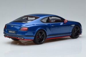 Bentley Continental GT Speed Black Edition Bleu GT Spirit 1:18 KJ006 Résine — image 2 sur 6