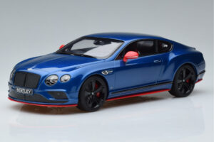 Bentley Continental GT Speed Black Edition Bleu GT Spirit 1:18 KJ006 Résine