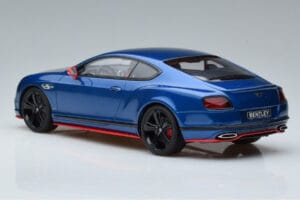 Bentley Continental GT Speed Black Edition Bleu GT Spirit 1:18 KJ006 Résine — image 5 sur 6