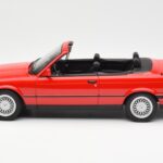 BMW 318i E30 Cabriolet Rouge Norev 1:18 - image 3 of 6