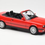 BMW 318i E30 Cabriolet Rouge Norev 1:18 - image 4 of 6