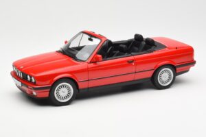 BMW 318i E30 Cabriolet Rouge Norev 1:18