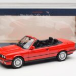 BMW 318i E30 Cabriolet Rouge Norev 1:18 - image 6 of 6