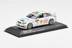 BMW 320si E90 BMW Team Italy Spain #4 A. Zanardi WTCC Brno 3rd Race 2007 Minichamps 1:43 400072604 Métal — image 2 sur 4
