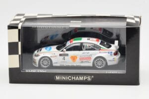 BMW 320si E90 BMW Team Italy Spain #4 A. Zanardi WTCC Brno 3rd Race 2007 Minichamps 1:43 400072604 Métal — image 4 sur 4