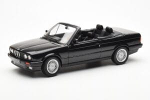 BMW 325i E30 Cabriolet Noir Métallique Norev 1:18
