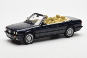 BMW 325i E30 Cabriolet Bleu Otto 1:18