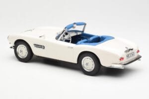 BMW 507 Roadster Blanc Norev 1:18 183232 Métal — image 5 sur 6