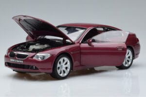 BMW 645Ci E63 Rouge Foncé Kyosho 1:18 08701CR Métal — image 2 sur 7