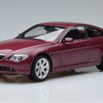 BMW 645Ci E63 Rouge Foncé Kyosho 1:18 08701CR Métal