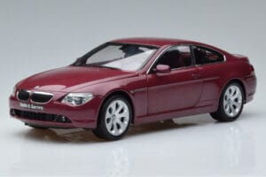 BMW 645Ci E63 Rouge Foncé Kyosho 1:18 08701CR Métal