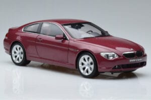 BMW 645Ci E63 Rouge Foncé Kyosho 1:18 08701CR Métal — image 5 sur 7