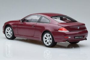 BMW 645Ci E63 Rouge Foncé Kyosho 1:18 08701CR Métal — image 6 sur 7