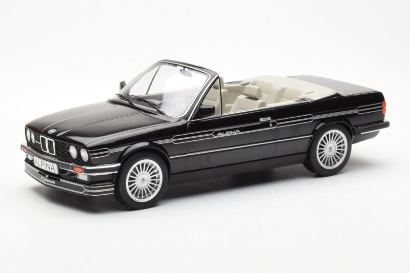 BMW Alpina C2 E30 2.7 Cabriolet Noir MCG 1:18