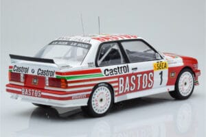 BMW M3 E30 Bastos #1 R. Ravaglia / E. Pirro / E. Van de Poele 24 Hours of Spa 1991 IXO 1:18 18RMC081A Métal — image 2 sur 6
