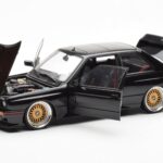 BMW M3 E30 Sport Evolution Noir Custom Wheels AUTOart 1:18 - image 2 of 8