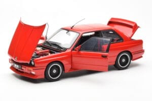 BMW M3 E30 Sport Evolution Cecotto Edition Rouge AUTOart 1:18 70566 Métal — image 2 sur 8