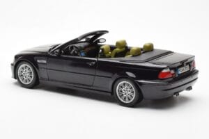 BMW M3 E46 Cabriolet Noir Kyosho 1:18 80430024431 Métal — image 7 sur 8