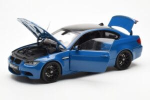 BMW M3 E92 Laguna Seca Blue Kyosho 1:18 08734LBL Métal — image 2 sur 8