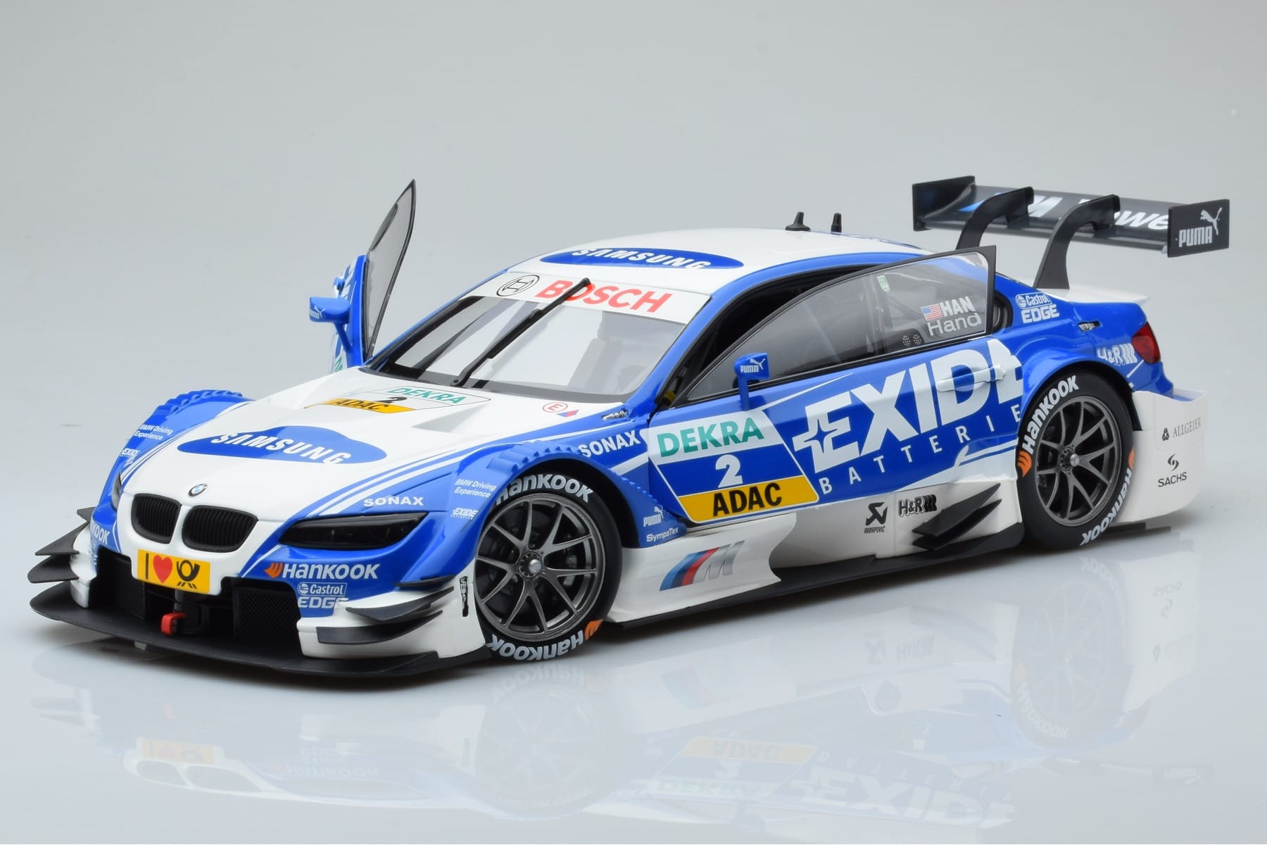 BMW M3 #2 BMW Team RMG A.J. Hand DTM 2012 Minichamps 1:18 100122202 Métal — image 2 sur 8